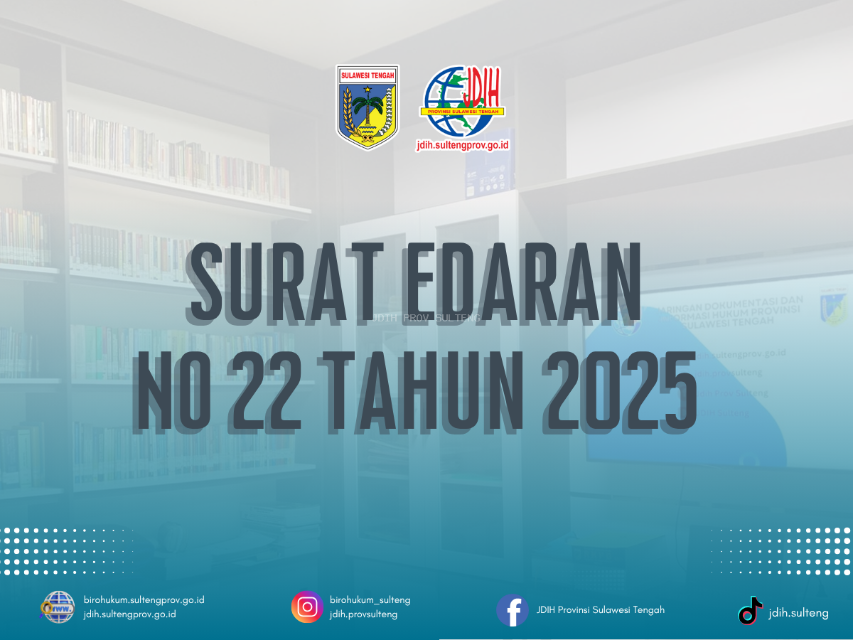 Surat Edaran Nomor 22 Tahun 2025