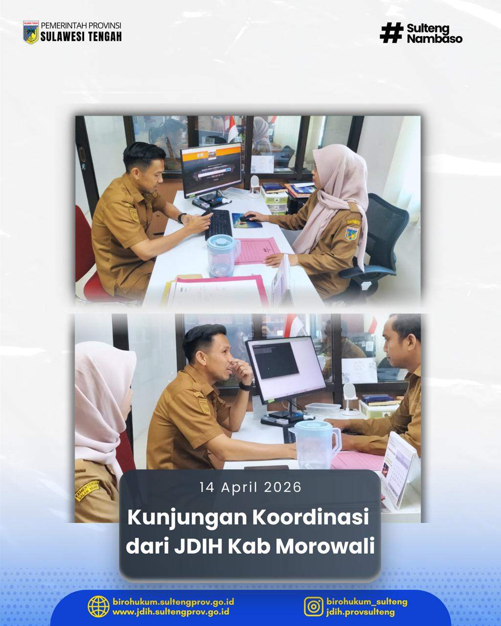 Kunjungan Anggota JDIH Kabupaten Morowali