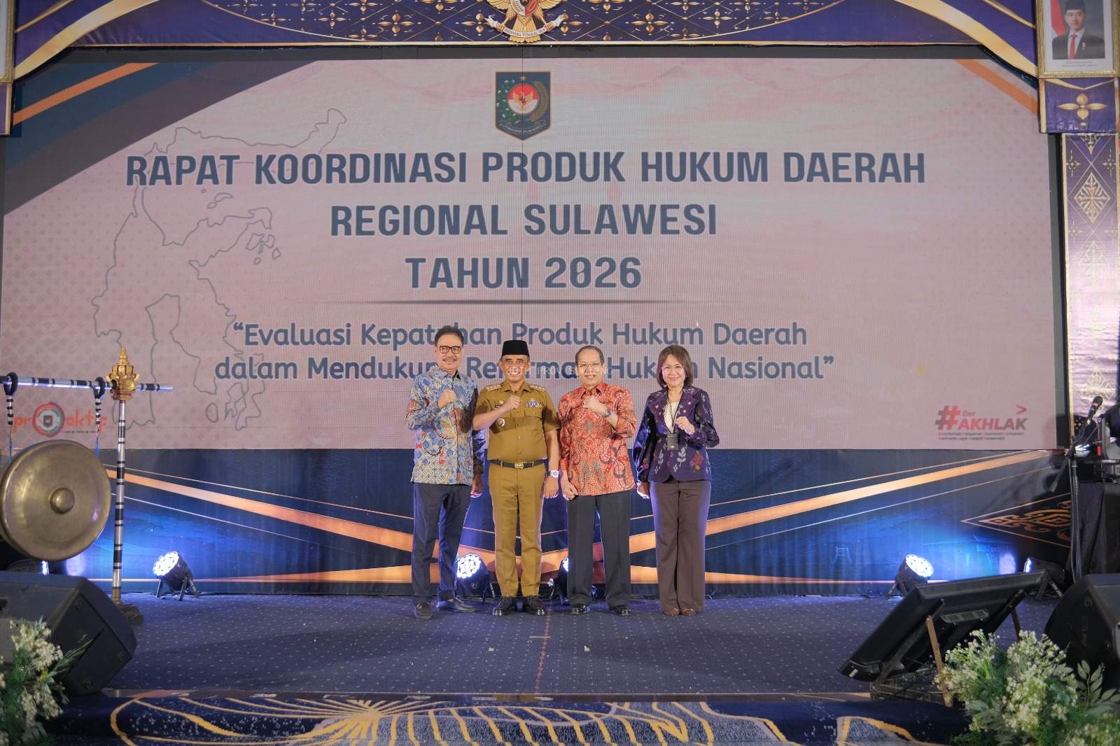 Rapat Koordinasi Produk Hukum Daerah Regional Sulawesi Tahun 2026