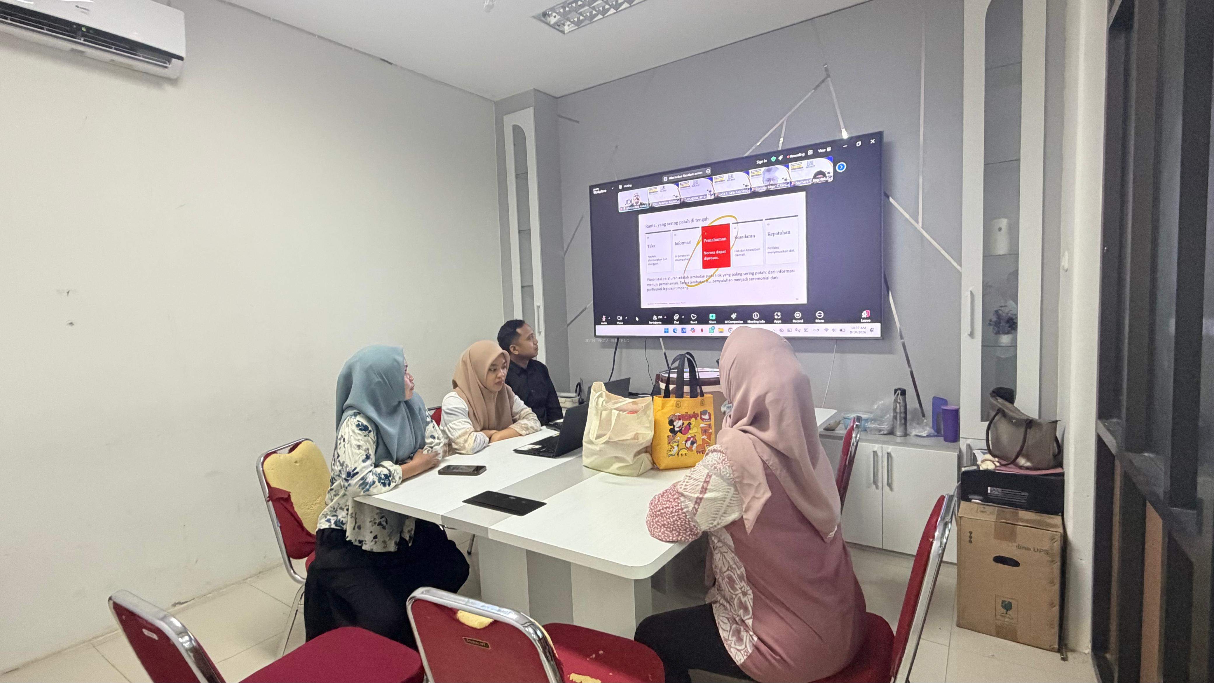 Sosialisasi Visualisasi Peraturan Perundang-Undangan dengan Pemanfaatan AI