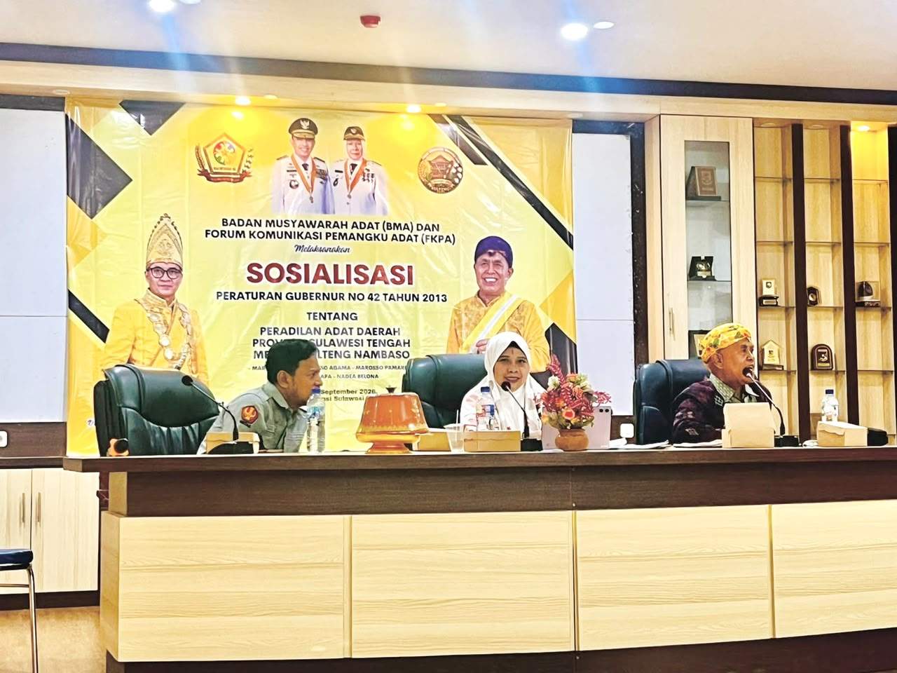 Workshop Implementasi Peraturan Gubernur Nomor 42 Tahun 2013 tentang Peradilan Adat Daerah Provinsi Sulawesi Tengah